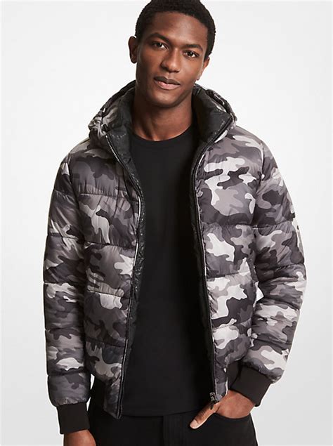 Reversible Camo Puffer Coat 